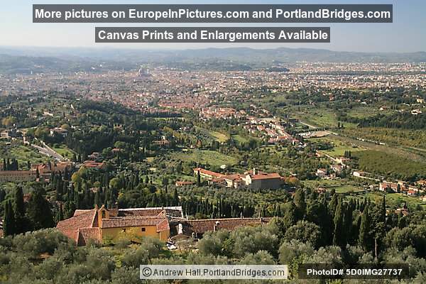 View of Florence from Fiesole, Tuscany