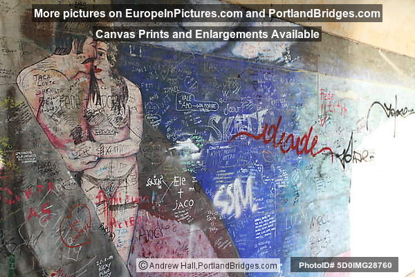 Cinque Terre: Mural along path from Manarola to Corniglia