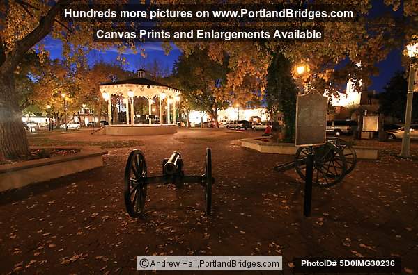 Albuquerque Old Town Plaza at Dusk