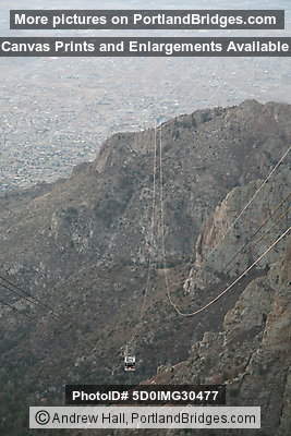 Tramway car, Albuquerque, New Mexico at Dusk