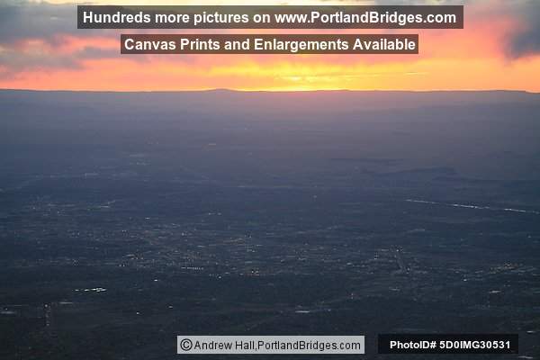 Albuquerque, New Mexico at Dusk