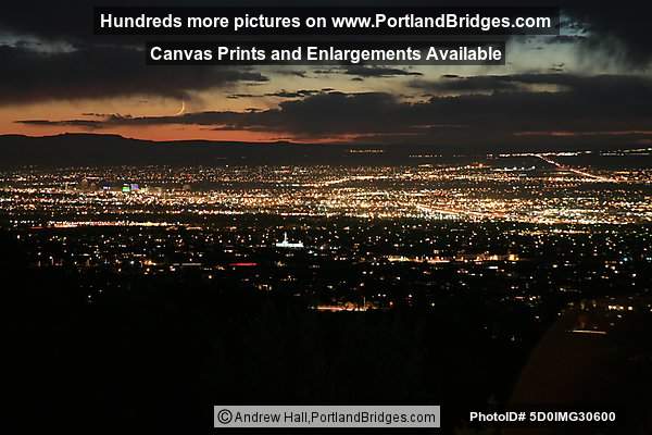 Albuquerque, New Mexico at Dusk