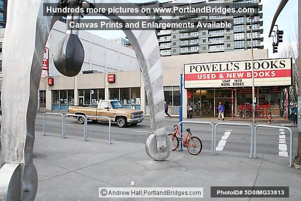 Powell's Books, Pod Sculpture by Pete Beeman, Portland