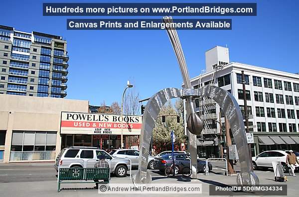 POD Sculpture by Powell's Books, Daytime (Portland, Oregon)