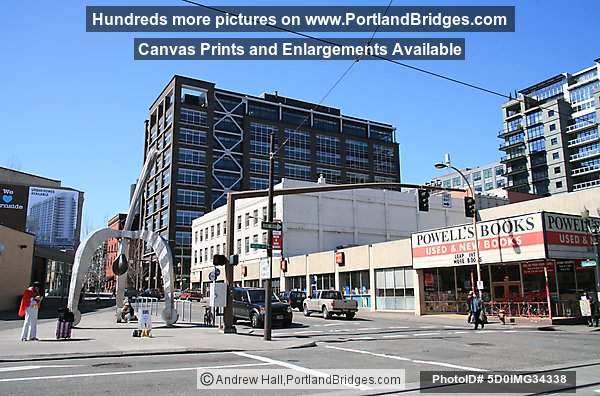 POD Sculpture by Powell's Books, Daytime (Portland, Oregon)
