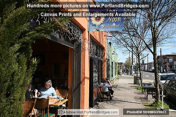 Alberta Street, Thai Noon Restaurant (Portland, Oregon)
