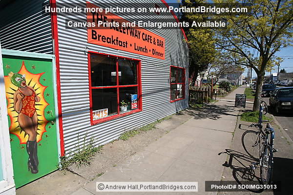 Alberta Street, The Alleyway Cafe & Bar (Portland, Oregon)