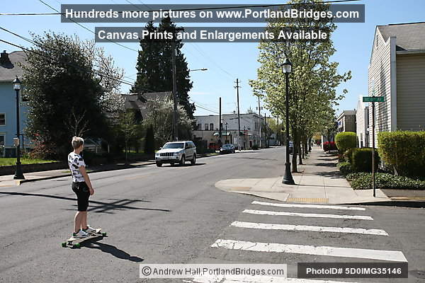 Alberta Street Skateboarder (Portland, Oregon)