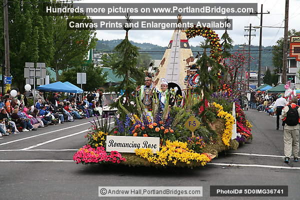 Romancing the Rose: Spirit Mountain Casino Float, Grand Floral Parade 2008 (Portland, Oregon)