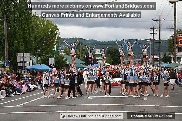West Coast Extreme Cheerleaders, Rose Festival 2008 Grand Floral Parade (Portland, Oregon)
