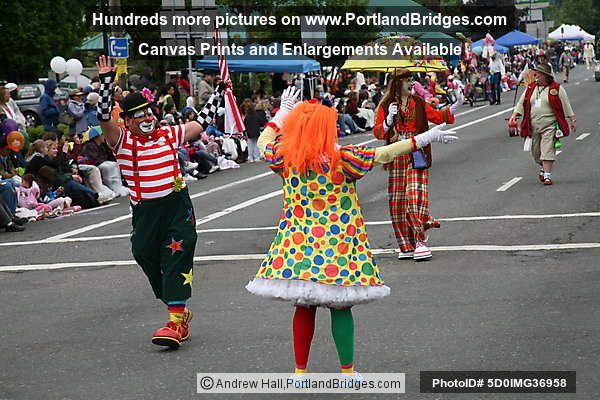 Character Clown Corps, 2008 Rose Festival Grand Floral Parade (Portland, Oregon)