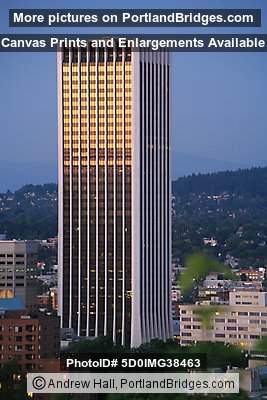 Wells Fargo Tower, Dusk (Portland, Oregon)