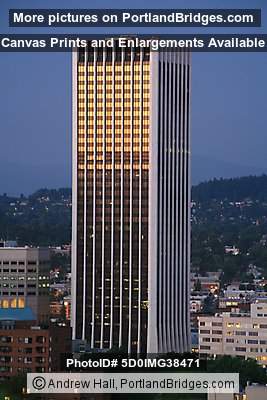 Wells Fargo Tower, Dusk (Portland, Oregon)