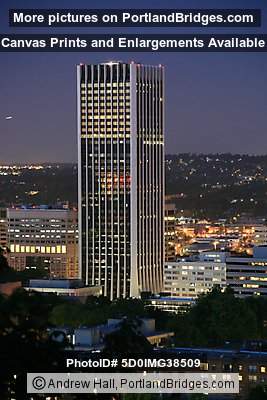 Wells Fargo Tower, Dusk (Portland, Oregon)