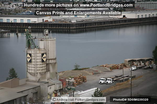 Willamette River North, from Fremont Bridge (Portland, Oregon)