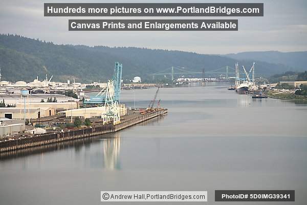 Willamette River North, from Fremont Bridge (Portland, Oregon)