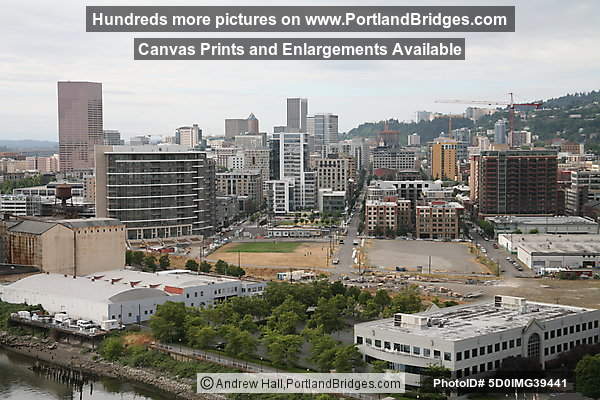 Portland Pearl District from Fremont Bridge