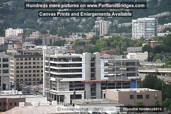 Portland Pearl District, West Hills, from Fremont Bridge
