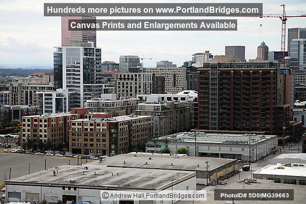Portland Pearl District from Fremont Bridge