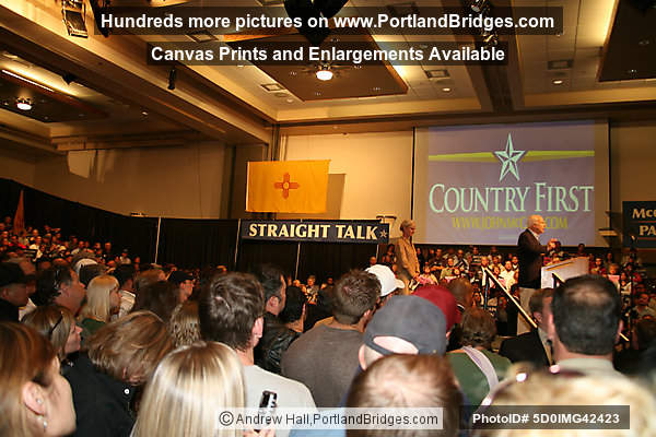 Outside McCain Rally at University of New Mexico, October 6 2008