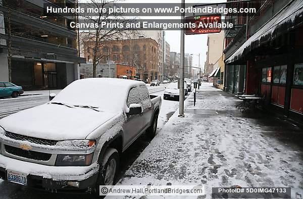 The Lotus, Portland, Snowy Street