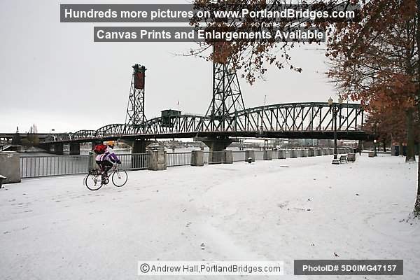 Hawthorne Bridge, Snow, 2008 (Portland, Oregon)