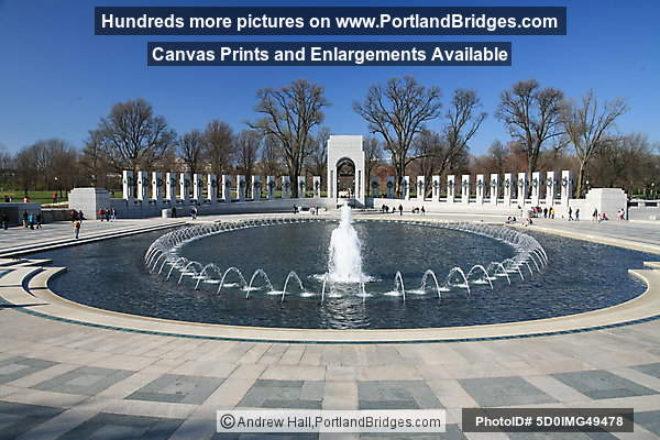 World War II Memorial, Fountain, Washington, DC