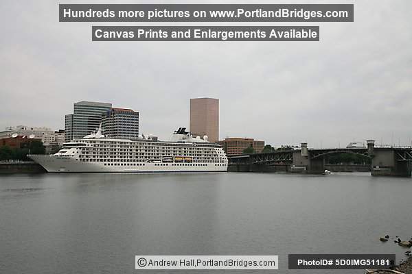 The World Cruise Ship, Docked, Portland, Oregon, June 2009