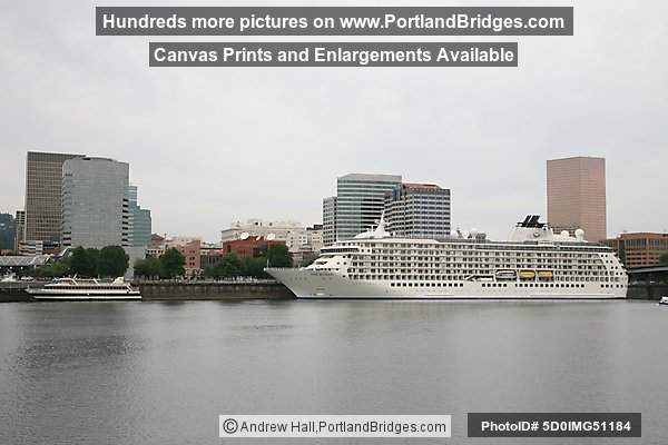 The World Cruise Ship, Docked, Portland, Oregon, June 2009