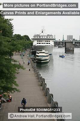 The World Cruise Ship, Docked, Portland, Oregon, June 2009
