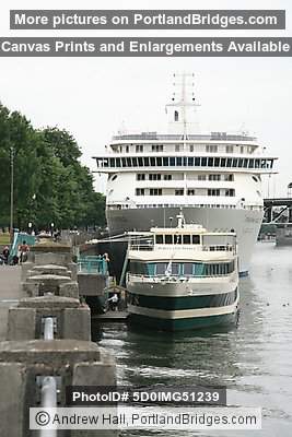 The World Cruise Ship, Docked, Portland, Oregon, June 2009