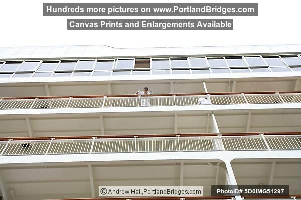 The World Cruise Ship, Docked, Portland, Oregon, June 2009