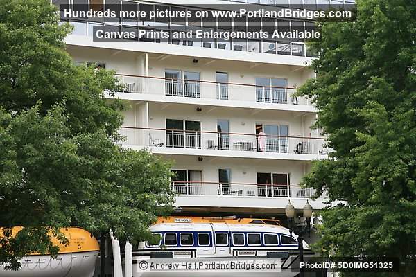 The World Cruise Ship, Docked, Portland, Oregon, June 2009