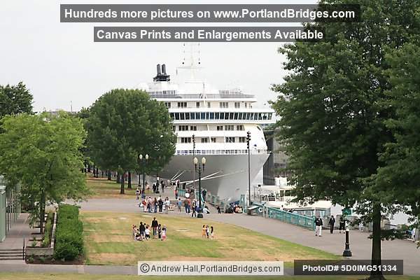 The World Cruise Ship, Docked, Portland, Oregon, June 2009