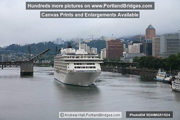 The World, Sailing (through Morrison Bridge), from Portland, Oregon, June 19, 2009