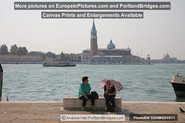 Umbrella Women, Basilica di San Giorgio Maggiore, Venice