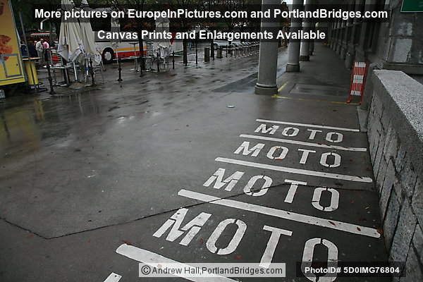 Motorcycle Parking Spots, Ljubljana, Slovenia