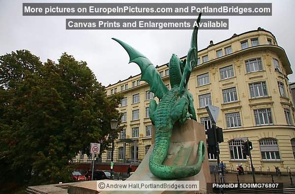 Dragon Bridge Dragon, Ljubljana, Slovenia