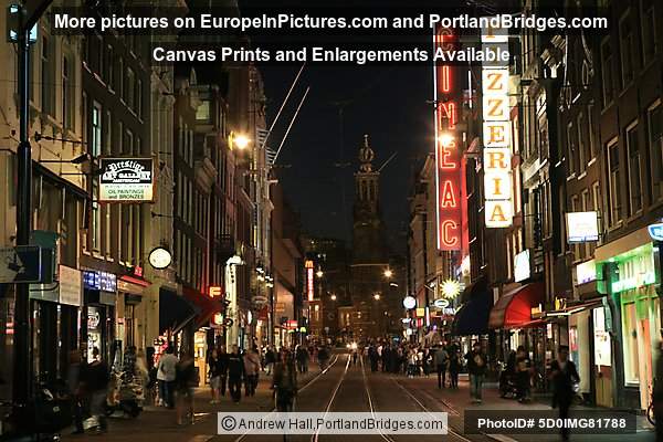 Amsterdam, Streets At Night