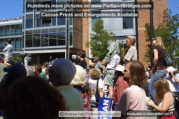Howard Dean Rally, Portland State University Uban Center, 2003