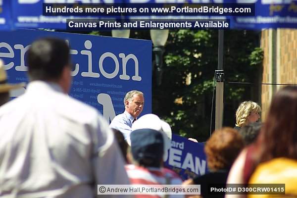 Howard Dean Rally, Portland State University Uban Center, 2003