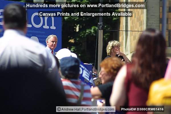 Howard Dean Rally, Portland State University Uban Center, 2003