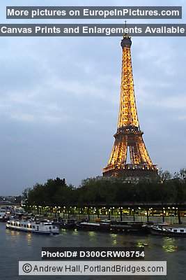 Eiffel Tower at Dusk, Paris