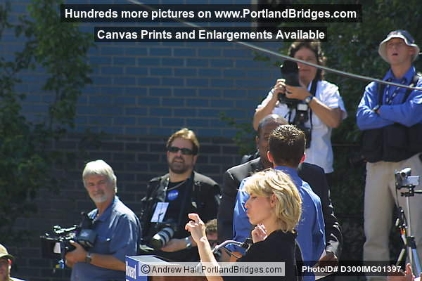Howard Dean Rally, Portland State University Uban Center, 2003