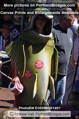 Howard Dean Rally, Portland State University Uban Center, 2003