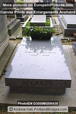 Samuel Beckett Grave, Cimetière du Montparnasse, Paris