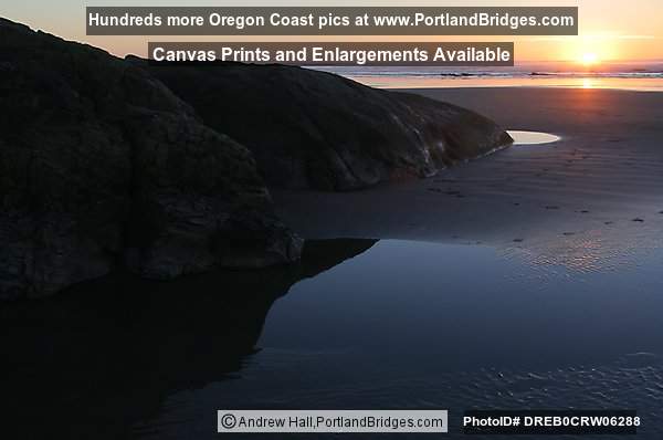 Newport, Oregon Nye Beach, Sunset