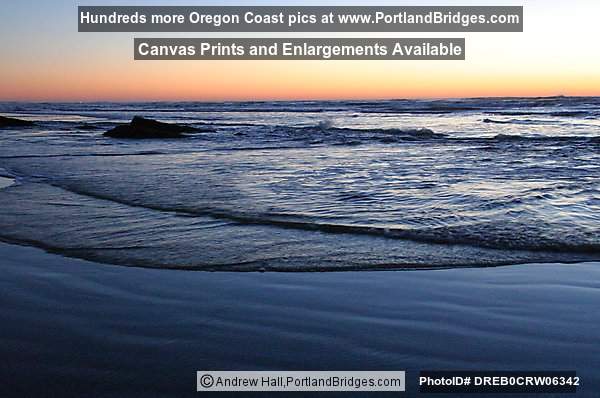 Newport, Oregon Nye Beach, Dusk