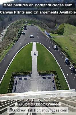 Looking Down From Astoria Column, Oregon