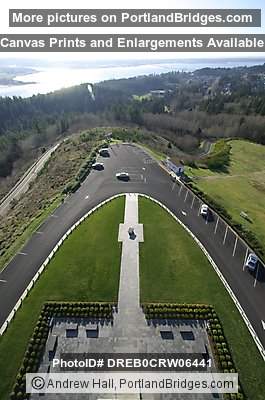 Looking Down From Astoria Column, Oregon